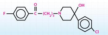 Structure of haloperidal