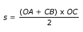 Distance travelled =Area of trapezium